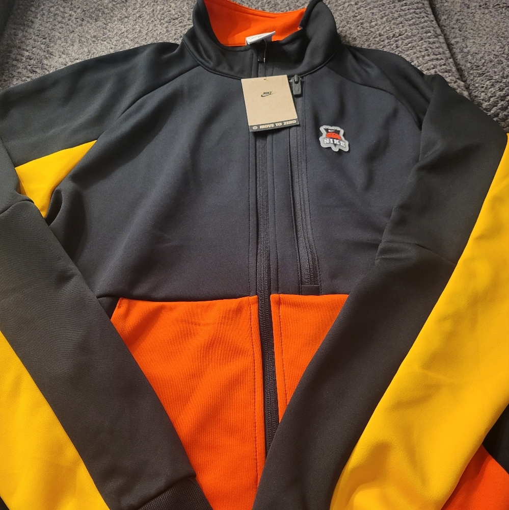 Mens Nike Basketball Frenzy Skull Zip Up Fleece Jacket Size M